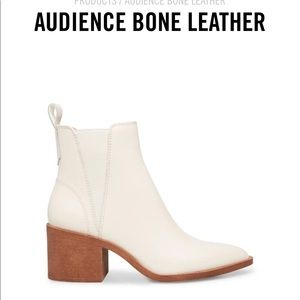 Steve Madden Bone Leather Heeled Boots